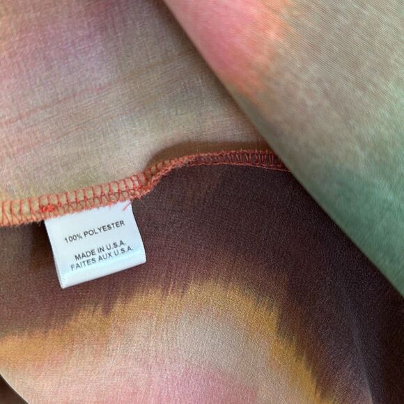 Misa Poppy Midi Ombre Dress Size L - Picture 10 of 11